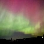 Image: The northern lights can be seen in the Skagit Valley on Friday, May 10, 2024. 