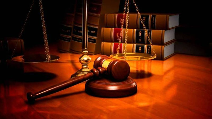 court gavel...
