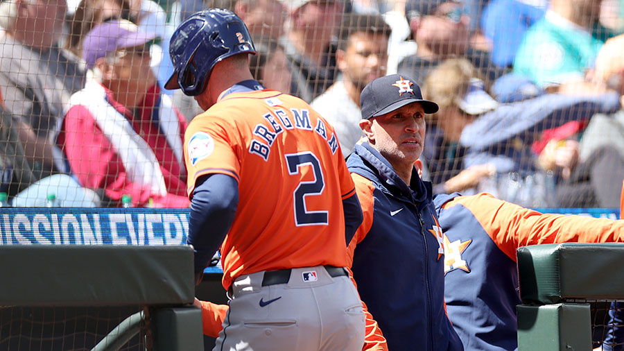 Seattle Mariners Houston Astros Alex Bregman Joe Espada...