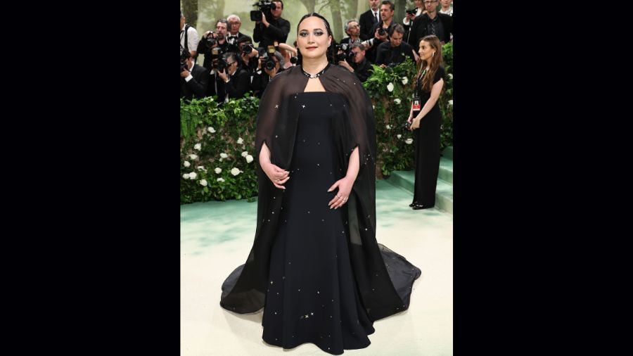 Image: Lily Gladstone attends The 2024 Met Gala Celebrating "Sleeping Beauties: Reawakening Fashion" at The Metropolitan Museum of Art on May 06, 2024 in New York City.