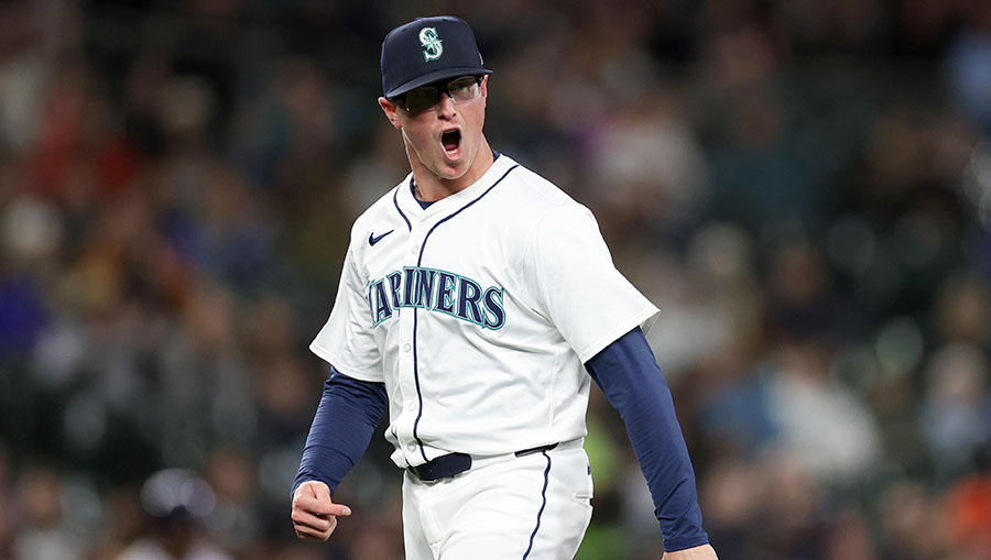 Seattle Mariners reliever Trent Thornton...