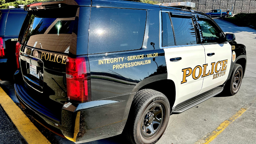 Photo: A Renton Police Department vehicle...